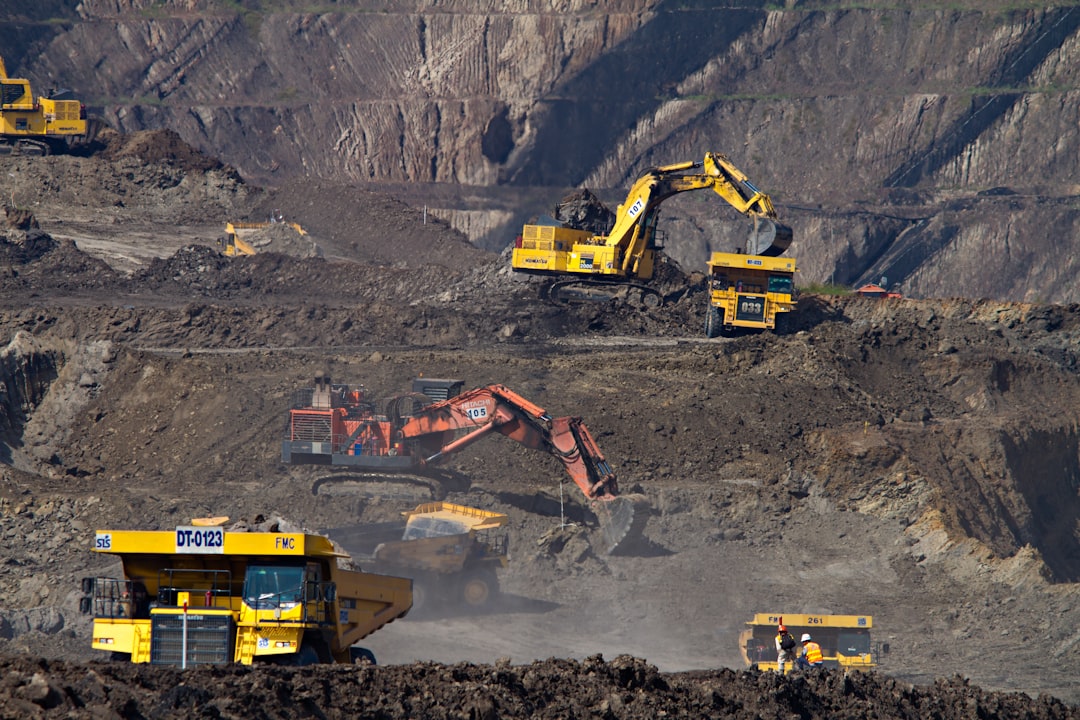Photo Electric excavator