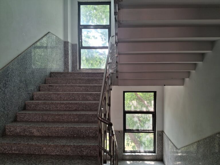 Photo stairs installation